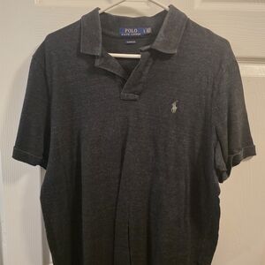 Ralph Lauren Men's Charcoal Polo Shirt